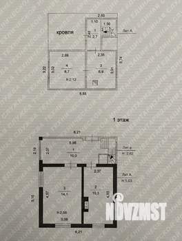 Дом 55м², 2-этажный, на длительный срок,