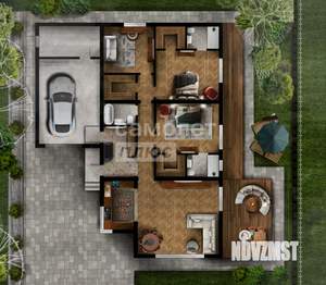 Коттедж 215м², 2-этажный, участок 10 сот.