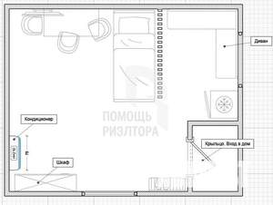 Дом 25м², 1-этажный, участок 6 сот.