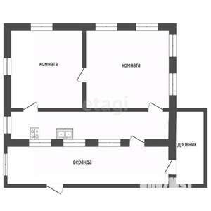 Дом 83м², 1-этажный, участок 13 сот.