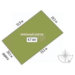 Дом 18м², 1-этажный, участок 7 сот.