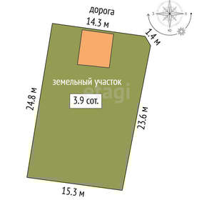 Дача 38м², 2-этажный, участок 4 сот.  