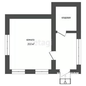 Дом 24м², 1-этажный, участок 7 сот.  