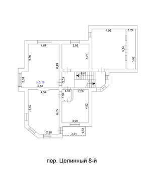 Дом 451м², 3-этажный, участок 12 сот.  