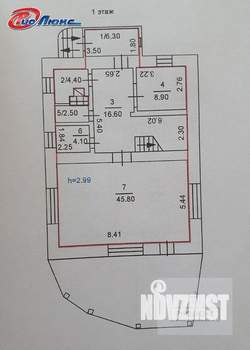Коттедж 303м&sup2;, 3-этажный, участок 12 сот.  