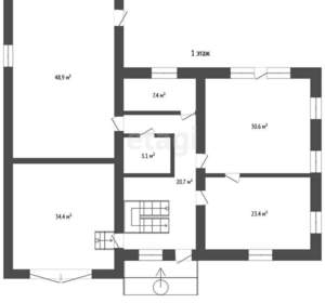 Дом 340м², 2-этажный, участок 9 сот.  