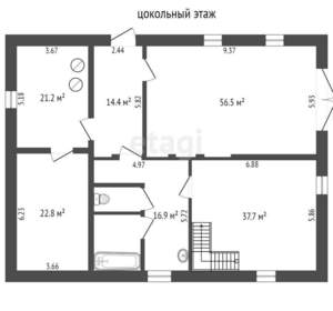 Дом 361м², 2-этажный, участок 6 сот.  