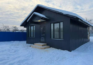 Дом 57м&sup2;, 1-этажный, участок 4 сот.  