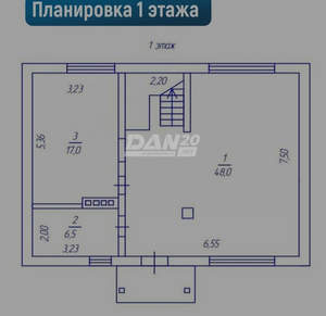 Дом 150м², 2-этажный, участок 6 сот.  