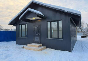 Дом 57м&sup2;, 1-этажный, участок 4 сот.  