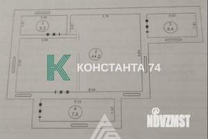 Дача 68м², 1-этажный, участок 8 сот.  