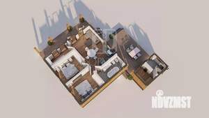 Дом 112м&sup2;, 1-этажный, участок 10 сот.  