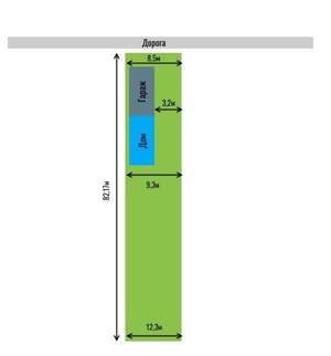 Дом 30м², 1-этажный, участок 9 сот.  