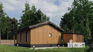 Дом 112м&sup2;, 1-этажный, участок 10 сот.  