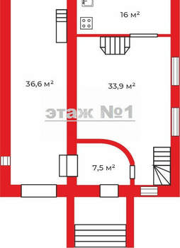 Дом 316м², 3-этажный, участок 10 сот.  