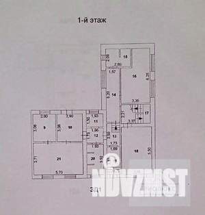 Дом 207м&sup2;, 2-этажный, участок 3 сот.  