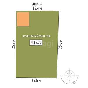 Дача 15м², 1-этажный, участок 4 сот.  