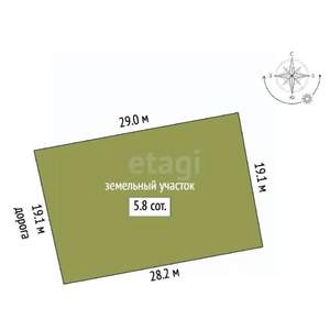 Дача 25м², 1-этажный, участок 579 сот.  