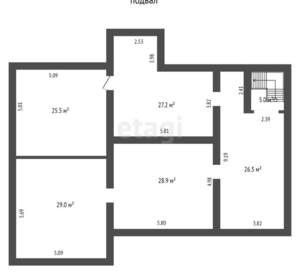 Дом 370м&sup2;, 3-этажный, участок 12 сот.  