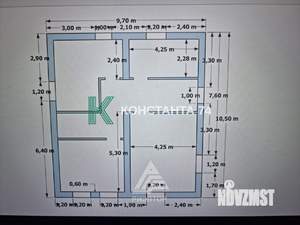 Дом 175м², 2-этажный, участок 9 сот.  