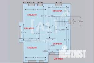 Дом 160м², 2-этажный, участок 9 сот.  