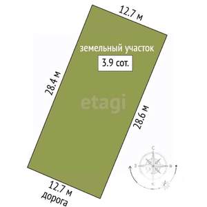 Дача 18м², 1-этажный, участок 393 сот.  