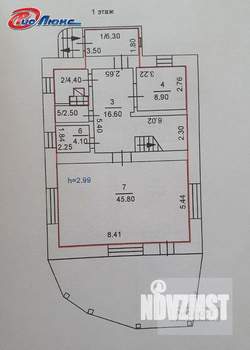 Коттедж 303м&sup2;, 3-этажный, участок 12 сот.  