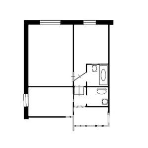 2-к квартира, на длительный срок, 65м2, 9/10 этаж