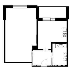 1-к квартира, на длительный срок, 47м2, 13/19 этаж