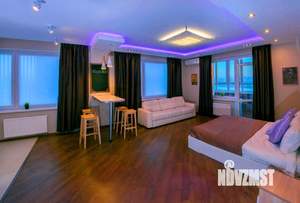 Студия квартира, посуточно, 50м2, 16/26 этаж