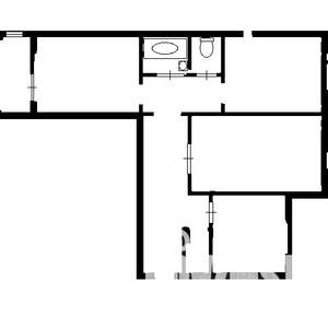 3-к квартира, на длительный срок, 67м2, 4/9 этаж