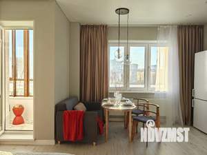 Студия квартира, посуточно, 37м2, 3/9 этаж