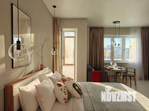 Студия квартира, посуточно, 37м2, 3/9 этаж