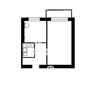 1-к квартира, на длительный срок, 30м2, 1/11 этаж