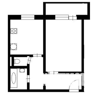 1-к квартира, на длительный срок, 32м2, 4/9 этаж