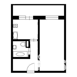 1-к квартира, на длительный срок, 35м2, 2/10 этаж