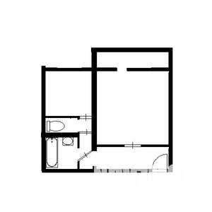 1-к квартира, на длительный срок, 40м2, 8/10 этаж