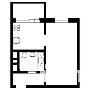 1-к квартира, на длительный срок, 34м2, 1/10 этаж