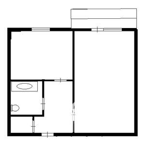 1-к квартира, на длительный срок, 28м2, 2/9 этаж