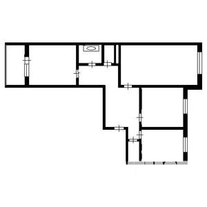 3-к квартира, на длительный срок, 69м2, 8/9 этаж