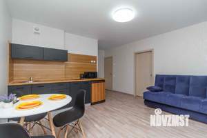 1-к квартира, посуточно, 40м2, 1/1 этаж