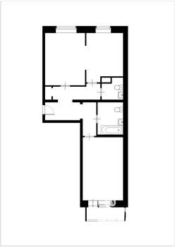 2-к квартира, на длительный срок, 70м2, 9/12 этаж