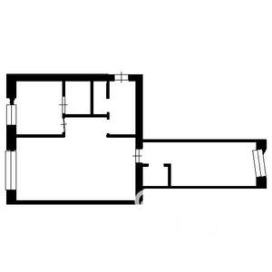 2-к квартира, на длительный срок, 45м2, 3/9 этаж