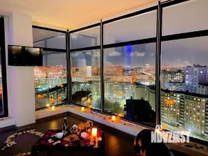 Студия квартира, посуточно, 40м2, 17/17 этаж
