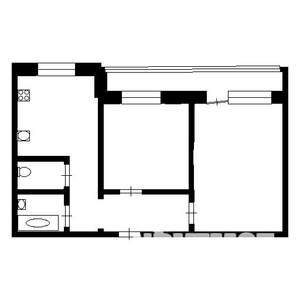 2-к квартира, на длительный срок, 45м2, 4/5 этаж