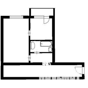1-к квартира, на длительный срок, 35м2, 2/10 этаж