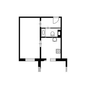 1-к квартира, на длительный срок, 33м2, 7/11 этаж