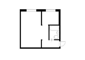 1-к квартира, на длительный срок, 31м2, 1/5 этаж