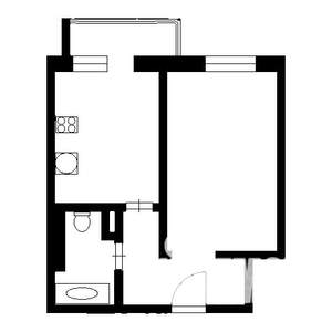 1-к квартира, на длительный срок, 40м2, 5/17 этаж