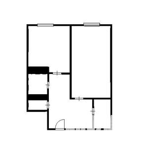 1-к квартира, на длительный срок, 55м2, 5/16 этаж